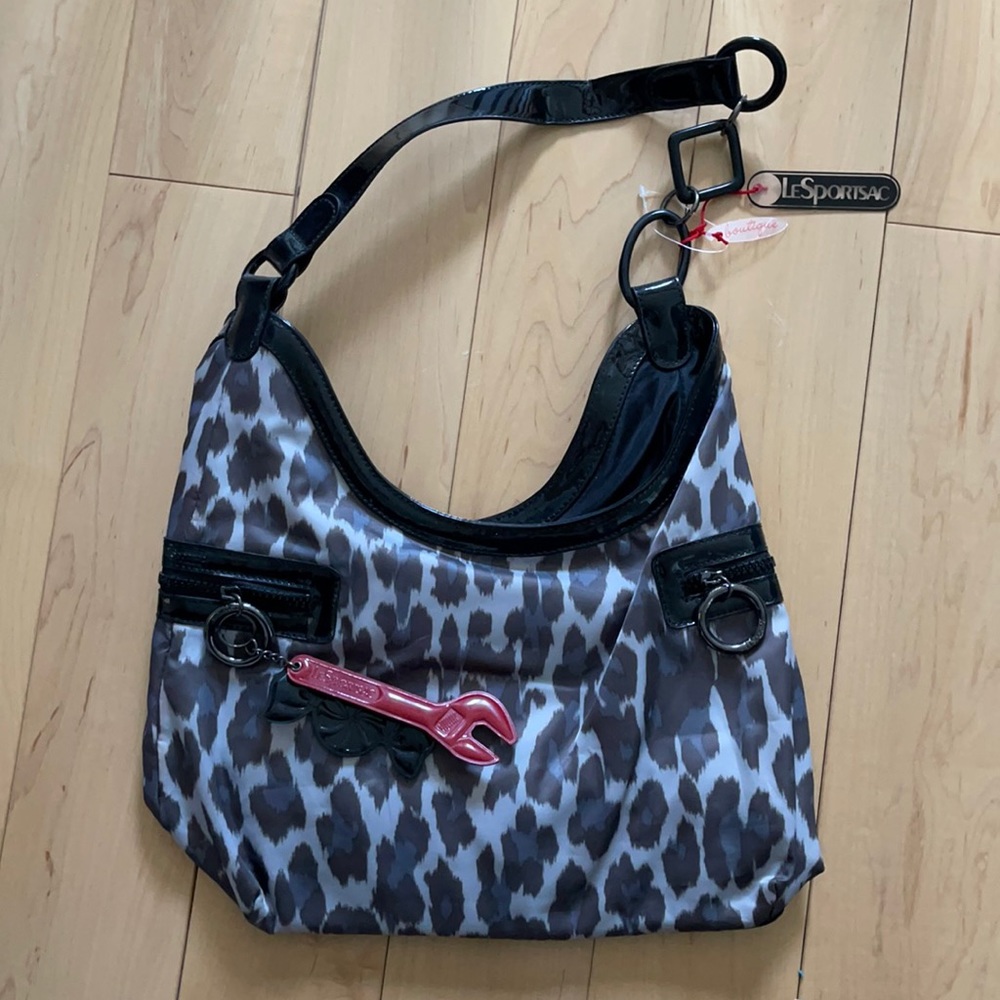 LeSportsac Boutique Leopard Print Shoulder Purse